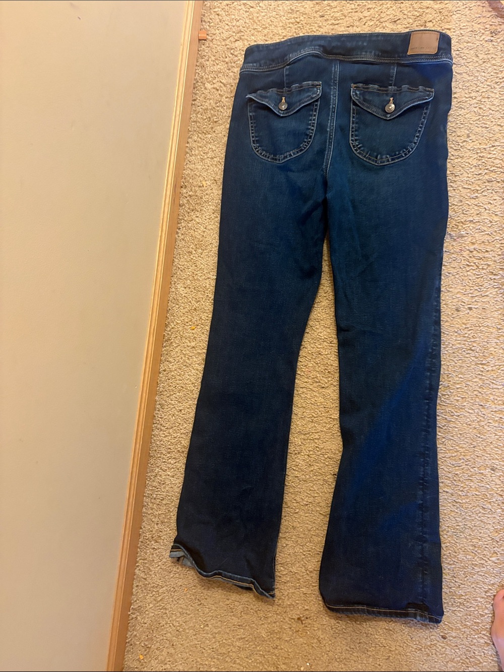 Women’s Dark Blue Stretch Bootcut Jeans American Eagle